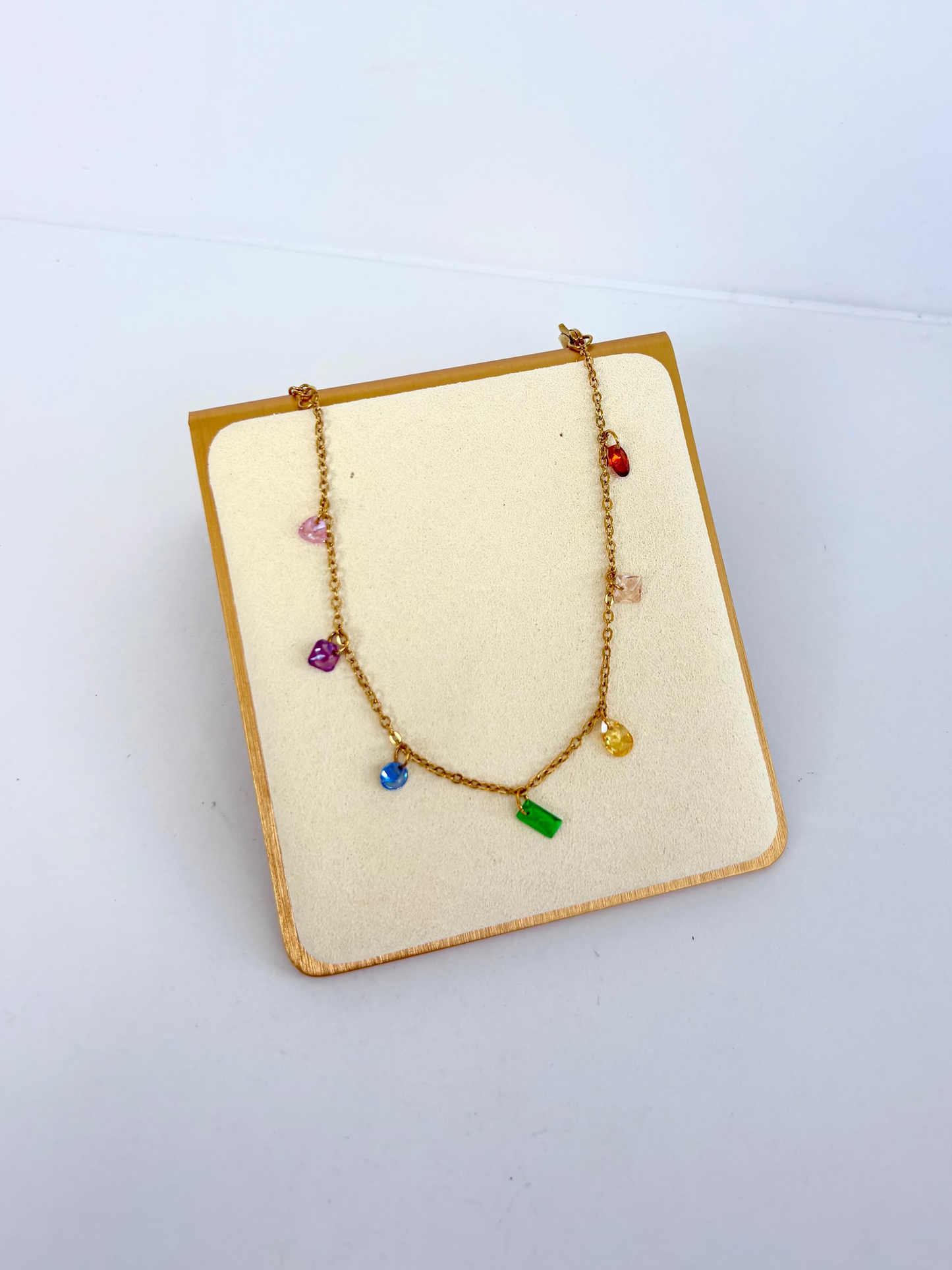 Colorful Dainty Gold Bracelet