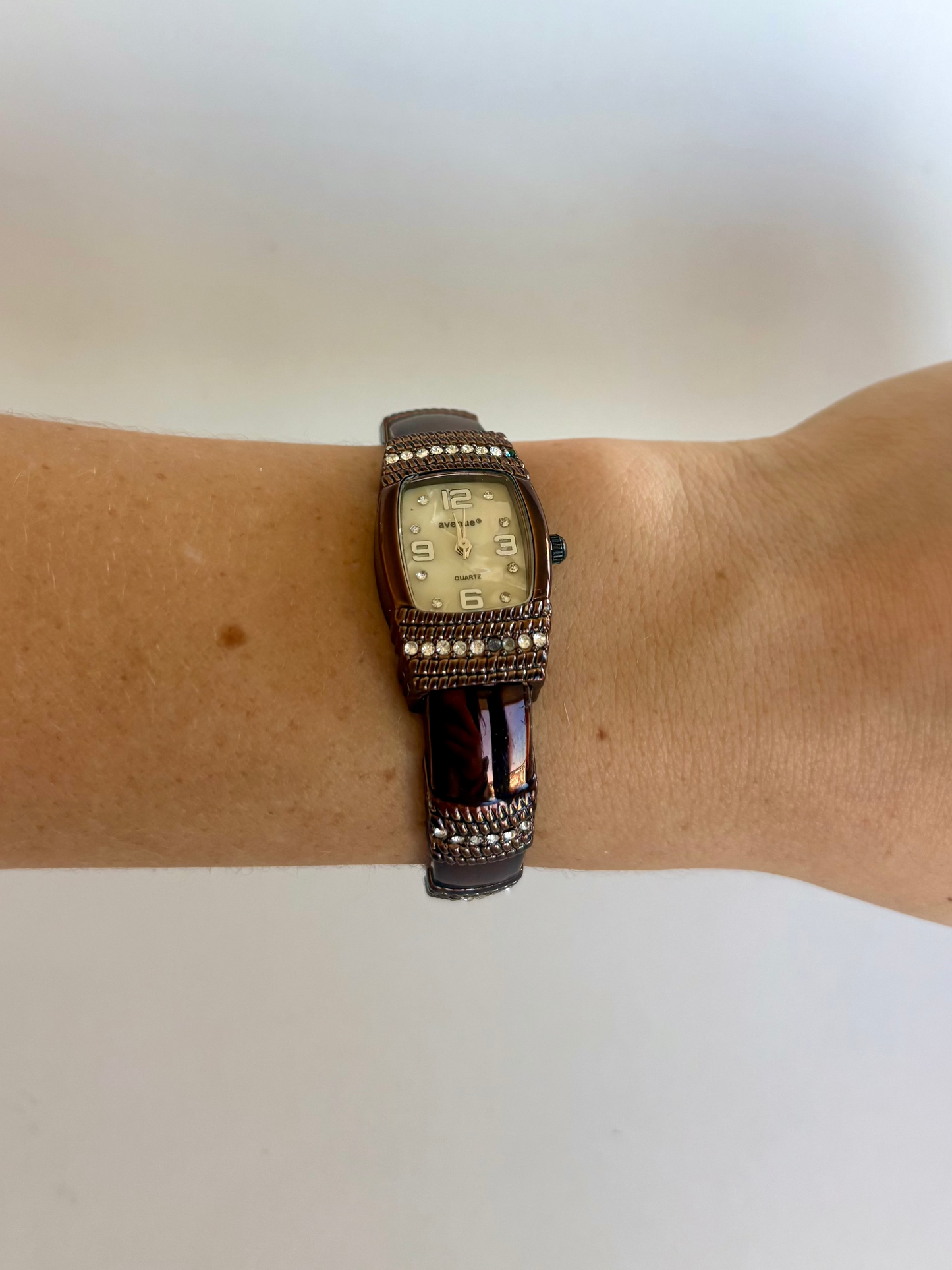 Rare Vintage Rich Brown Womens Watch Cusp