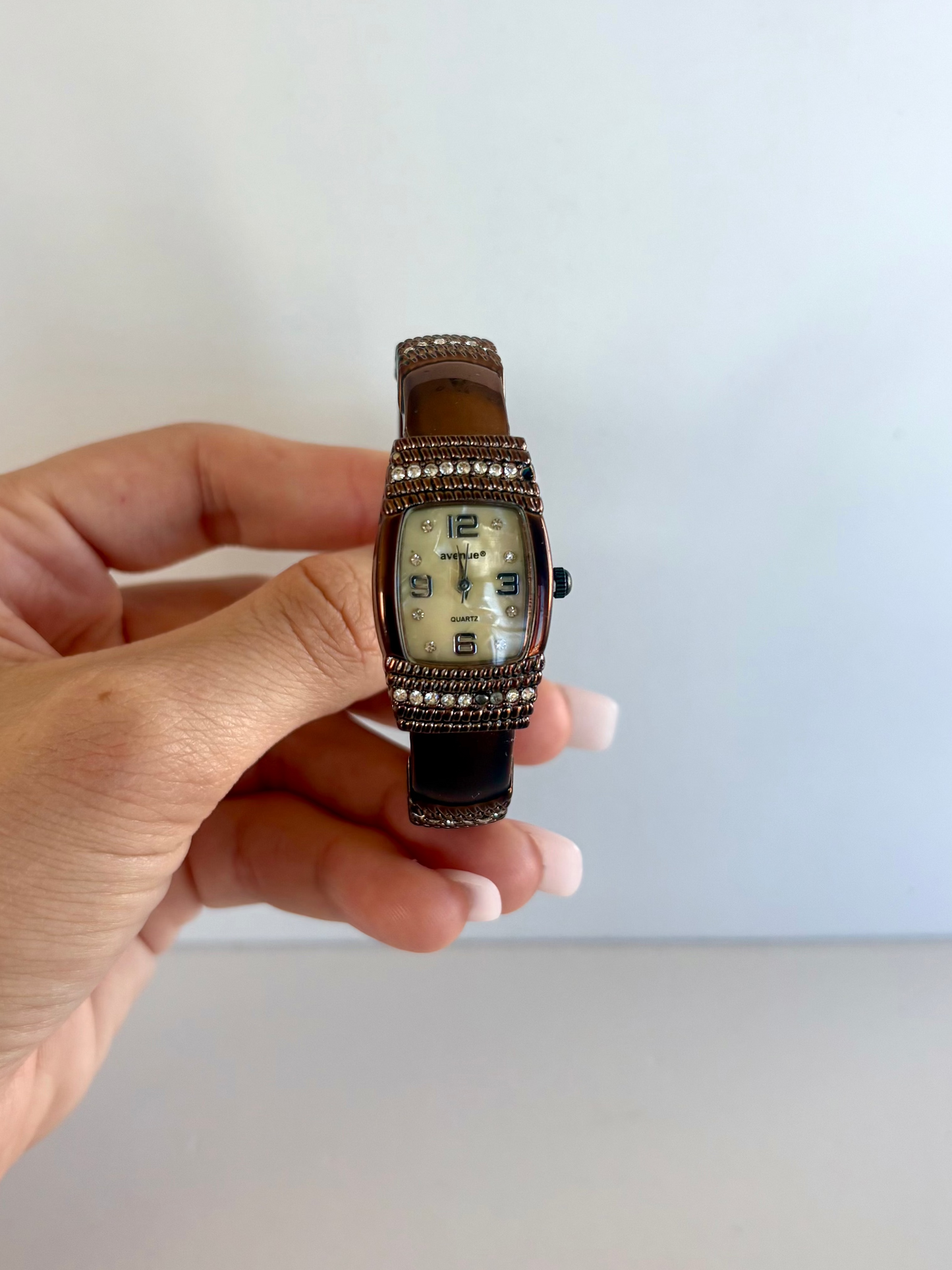 Rare Vintage Rich Brown Womens Watch Cusp