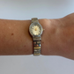 Rare Vintage Silver & Gold Two Toned Womens Watch