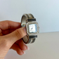 Rare Vintage Silver & Black Detail Womens Watch