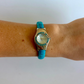 Rare Vintage Blue Retro Womens Watch