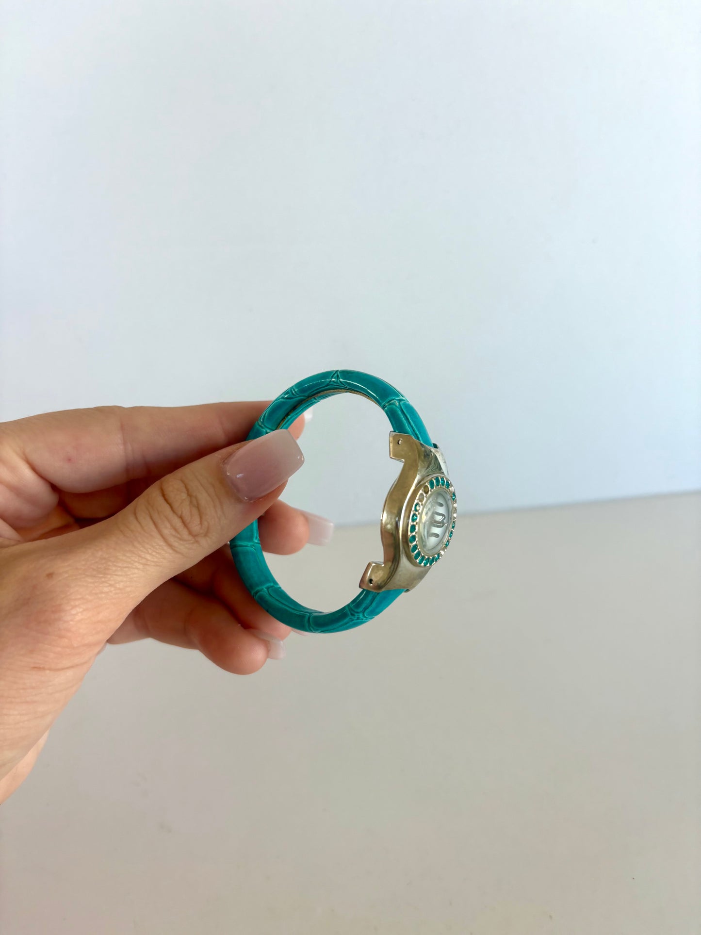 Rare Vintage Blue Retro Womens Watch