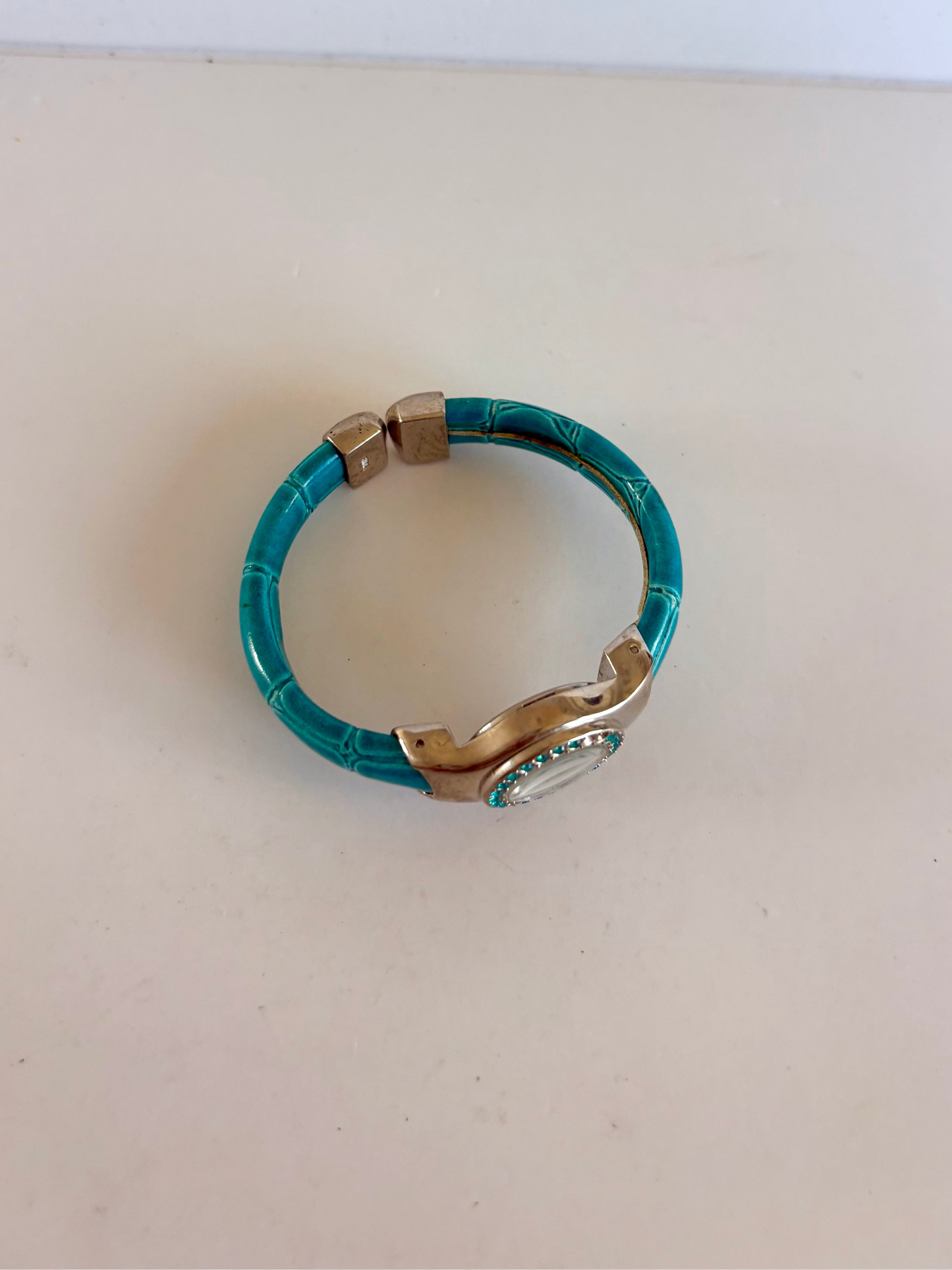 Rare Vintage Blue Retro Womens Watch