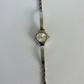 Rare Vintage Circle Dial Dainty Silver Watch