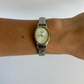 Rare Vintage Two Toned Silver & Gold Petal Watch
