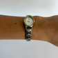Rare Vintage Two Toned Silver & Gold Petal Watch