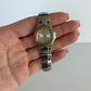 Rare Vintage Circle Two Toned Silver & Gold Watch