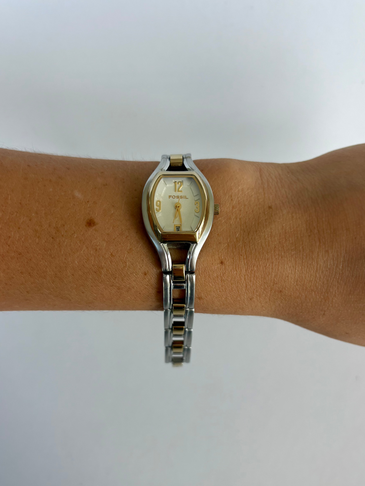 Rare Vintage Two Toned Gold & Silver Watch