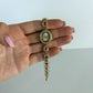 Vintage Gold Red Jewel Small Face Watch