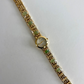 Dainty Vintage White Face Jade Bar Womens Watch Small Face