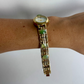 Dainty Vintage White Face Jade Bar Womens Watch Small Face