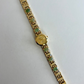 Dainty Vintage Gold Face Jade Bar Womens Watch Small Face