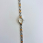Vintage Two-Toned Silver and Gold Womens Watch Small Face