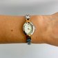 Vintage Two-Toned Silver and Gold Womens Watch Small Face