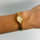 Rare Gold Galaxie Elgin Quartz Dainty Watch