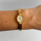 Rare Gold Galaxie Elgin Quartz Dainty Watch