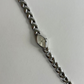 Diamond Geo White Dial Vintage Silver Toned Womens Watch
