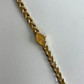 Diamond Geo Gold Dial Vintage Gold Toned Womens Watch