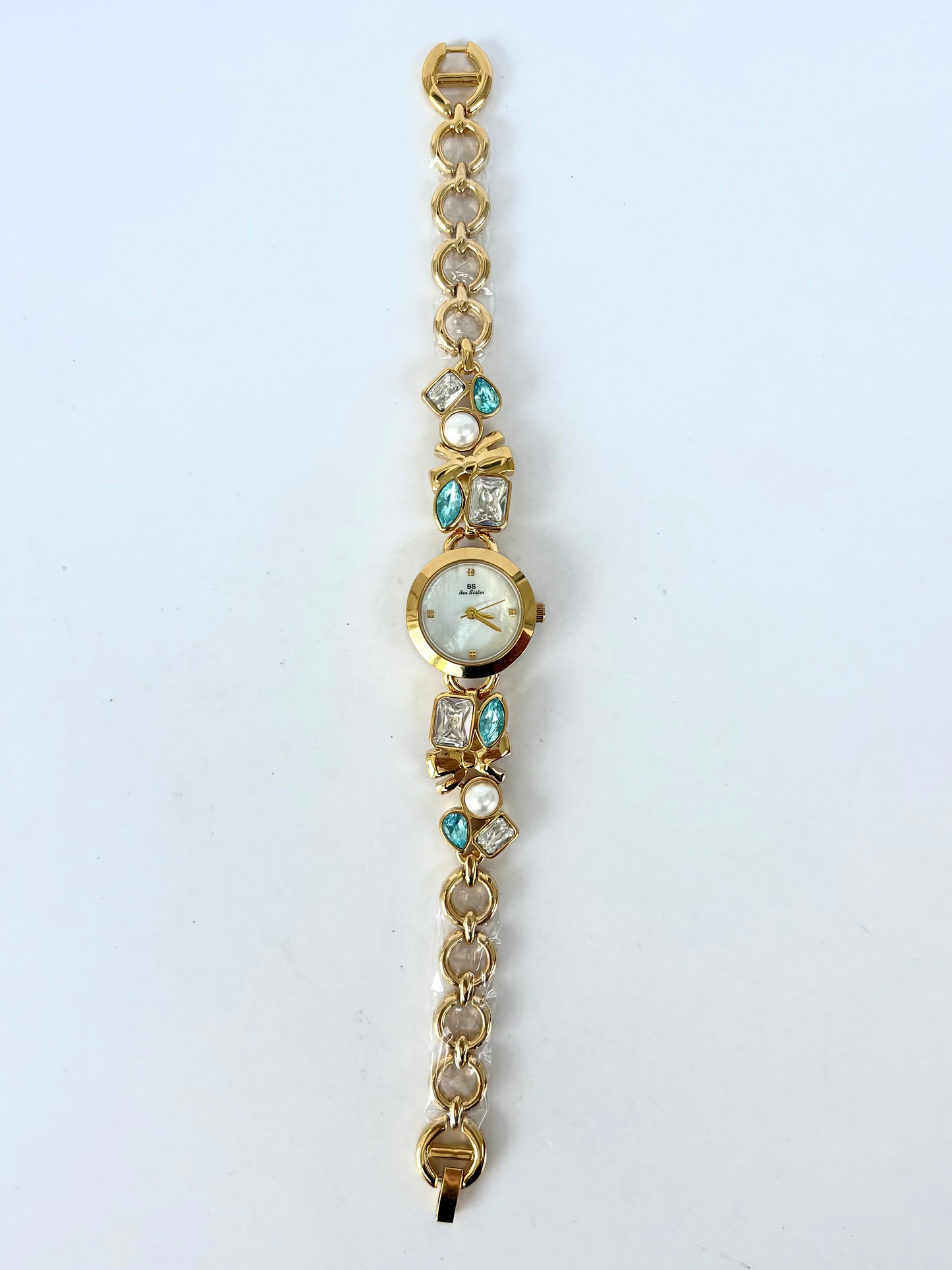 Dainty Vintage Gold Womens Watch Small Face