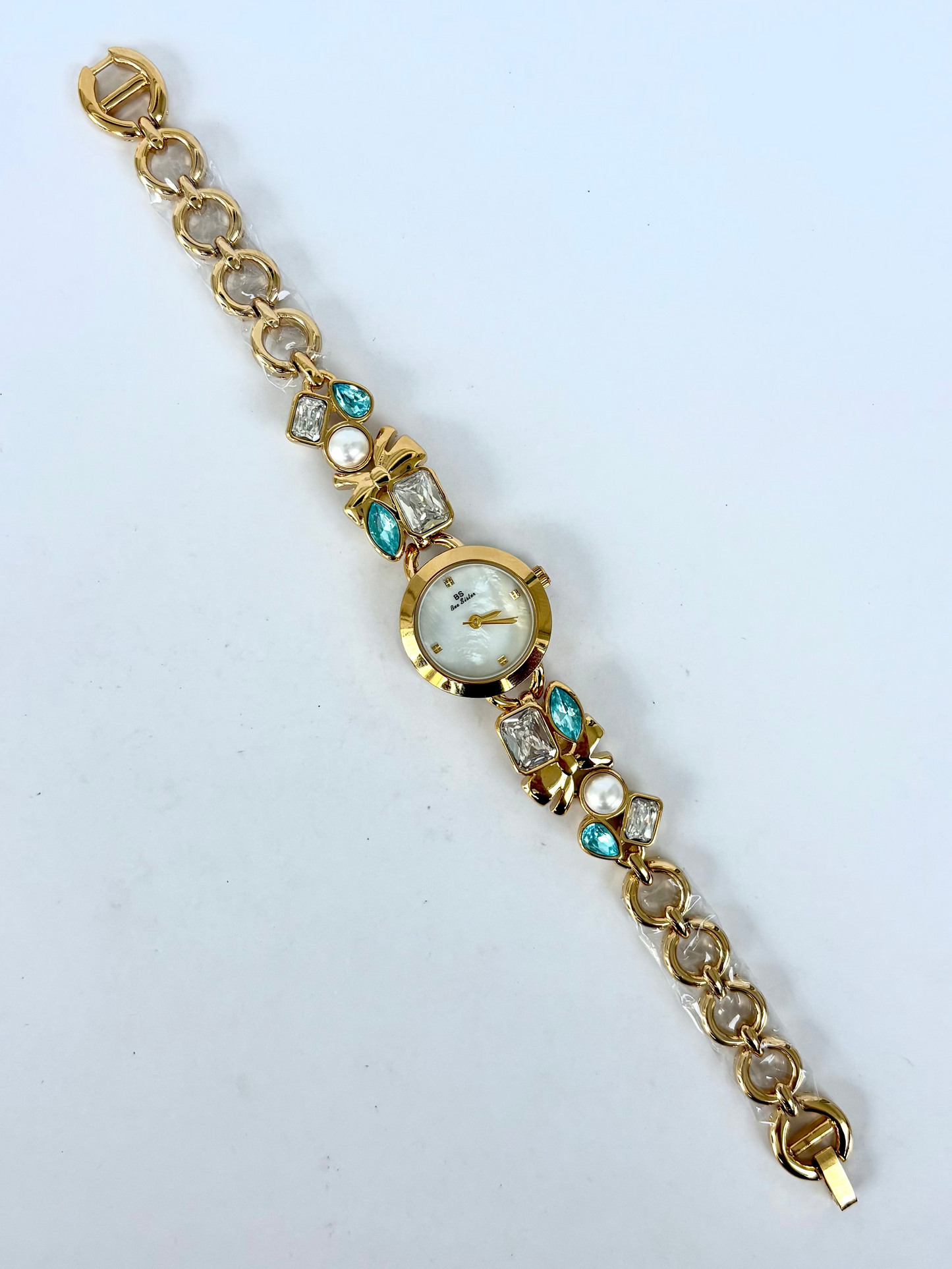 Dainty Vintage Gold Womens Watch Small Face