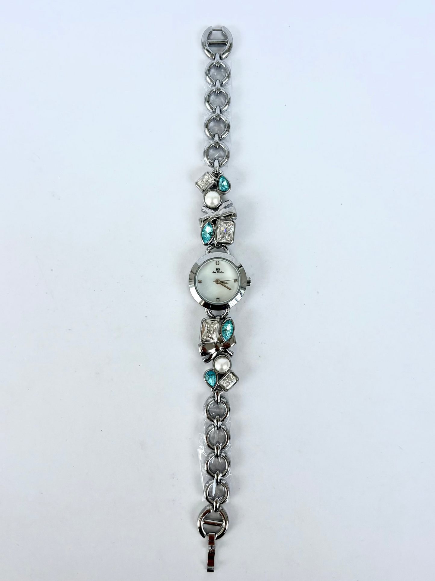 Dainty Vintage Silver Womens Watch Small Face