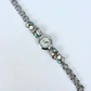 Dainty Vintage Silver Womens Watch Small Face