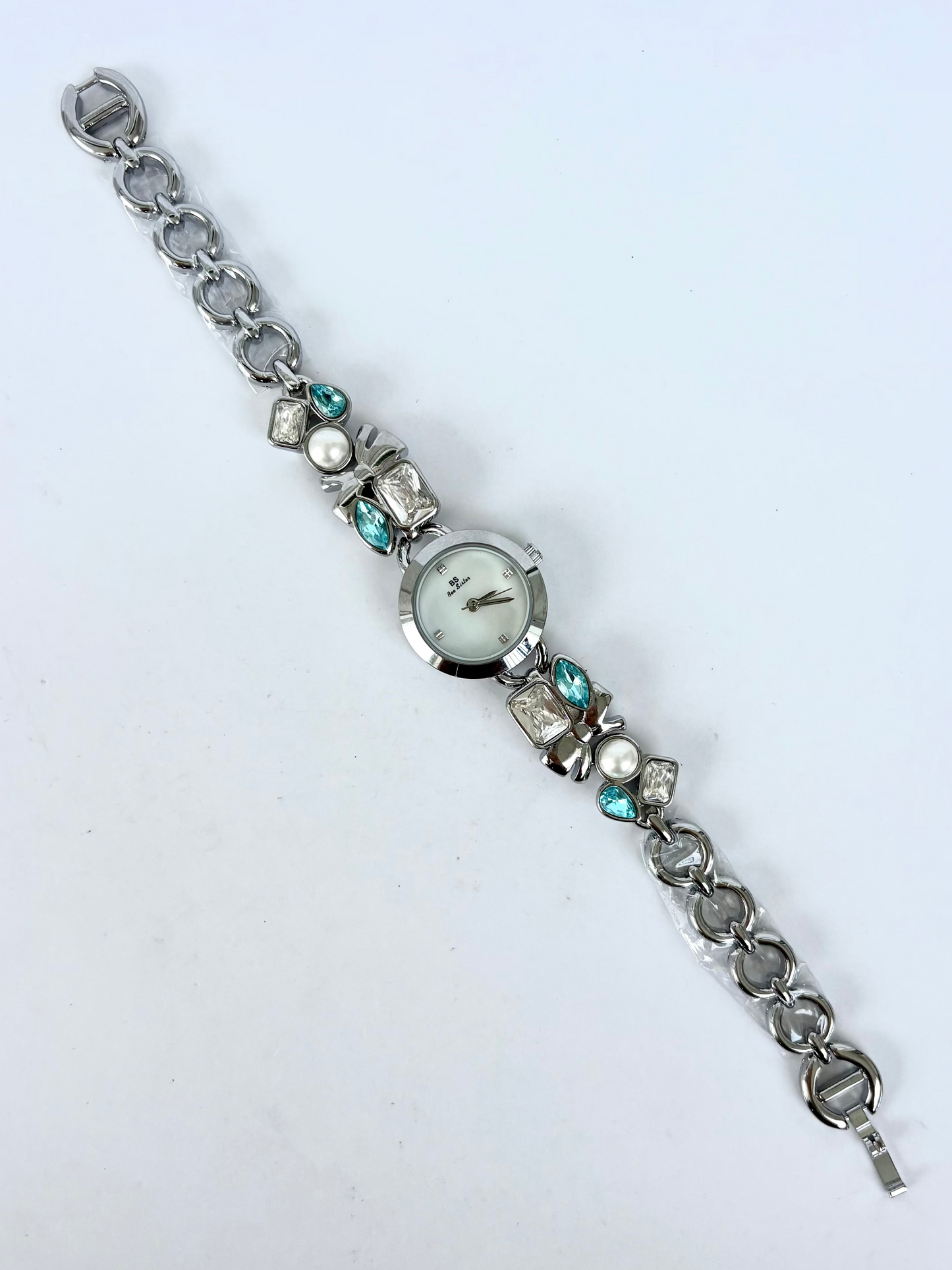Dainty Vintage Silver Womens Watch Small Face