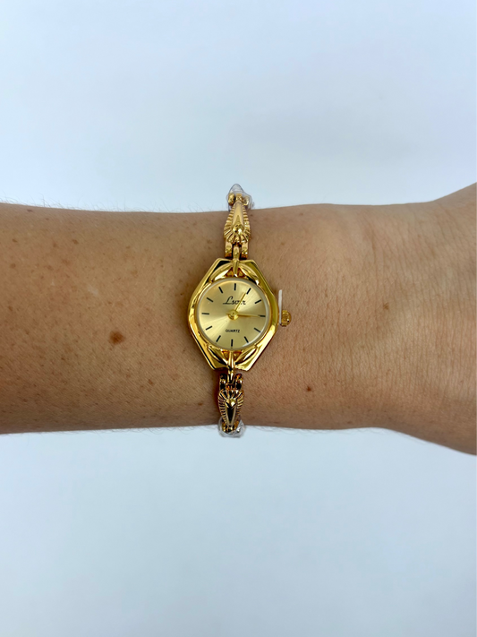 Dainty Minimalist Gold Womens Watch Small Face