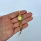 Dainty Minimalist Tiny Face Gold Womens Watch
