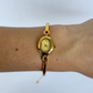 Dainty Minimalist Tiny Face Gold Womens Watch
