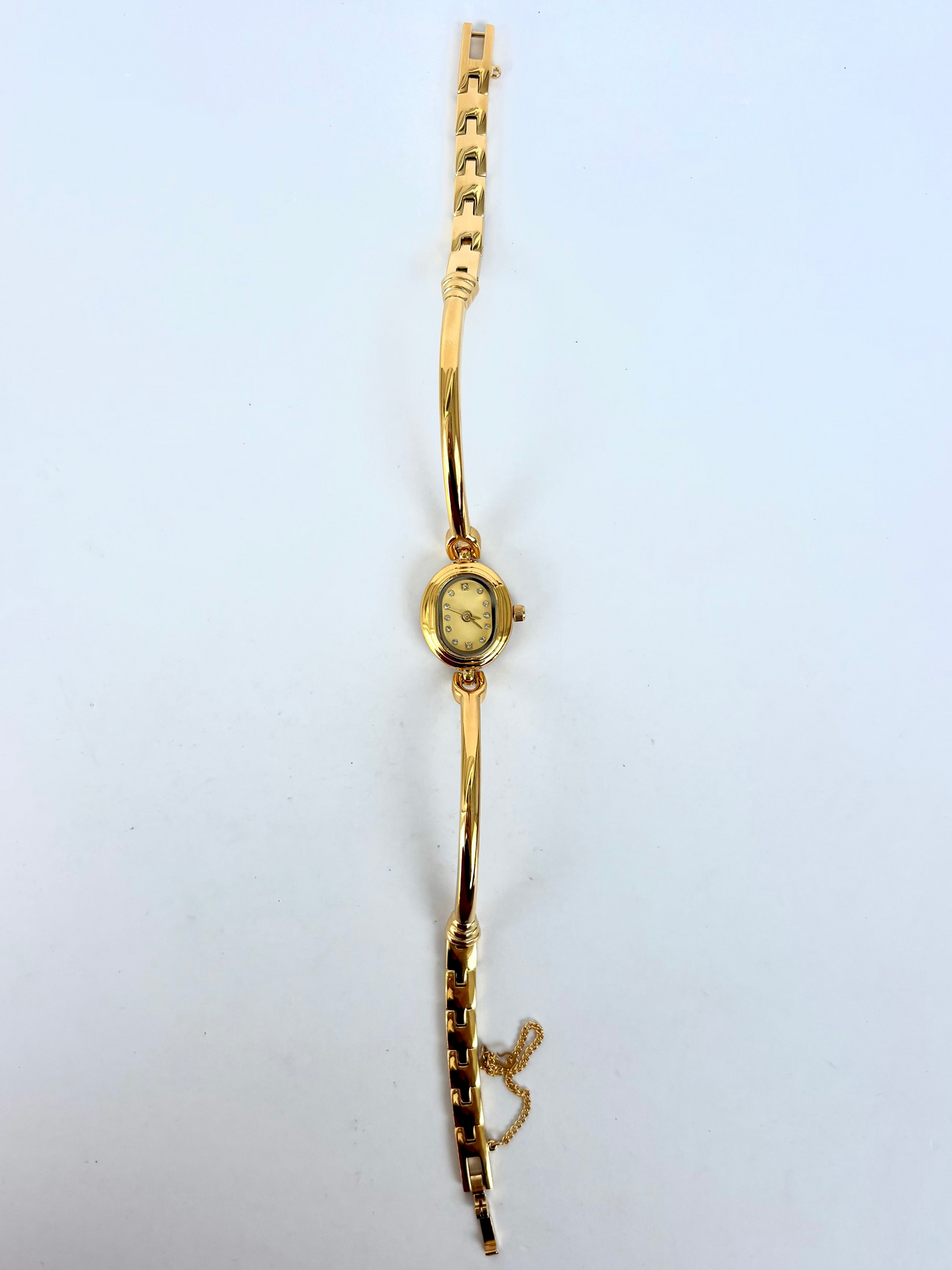 Dainty Minimalist Tiny Face Gold Womens Watch