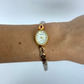 Dainty Gold Oval Dial Womens Watch