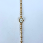 Dainty Gold Oval Dial Womens Watch