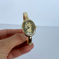Gold Oval Dial Cusp Womens Watch