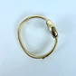 Gold Oval Dial Cusp Womens Watch