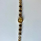 Vintage Pearl Drop Brown Gold Womens Watch Dainty Small Face