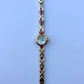 Dainty Vintage Red Jade Circle Dial Gold Dainty Womens Watch