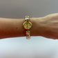 Diamond Gold Face Gold Womens Watch