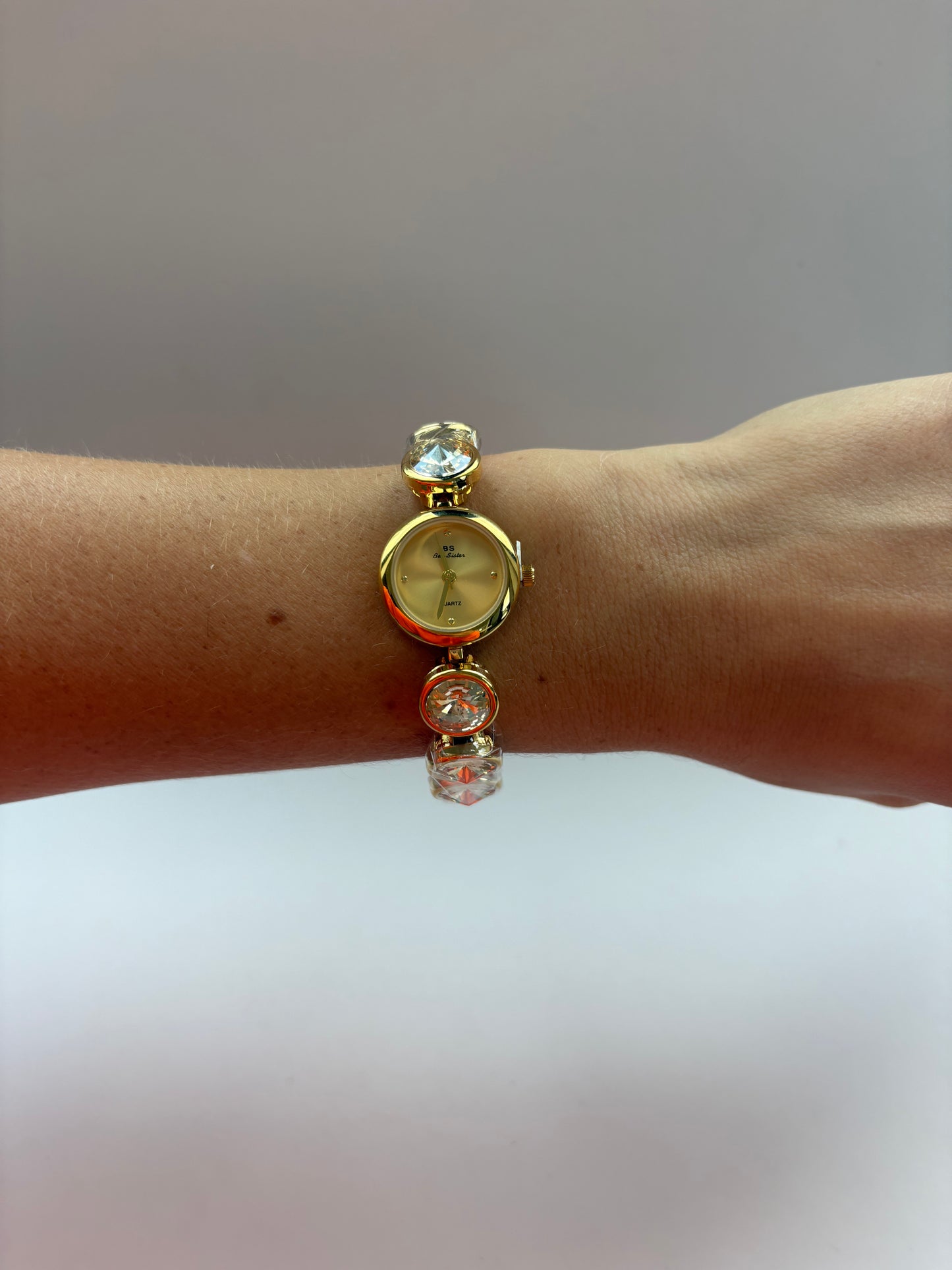 Diamond Gold Face Gold Womens Watch