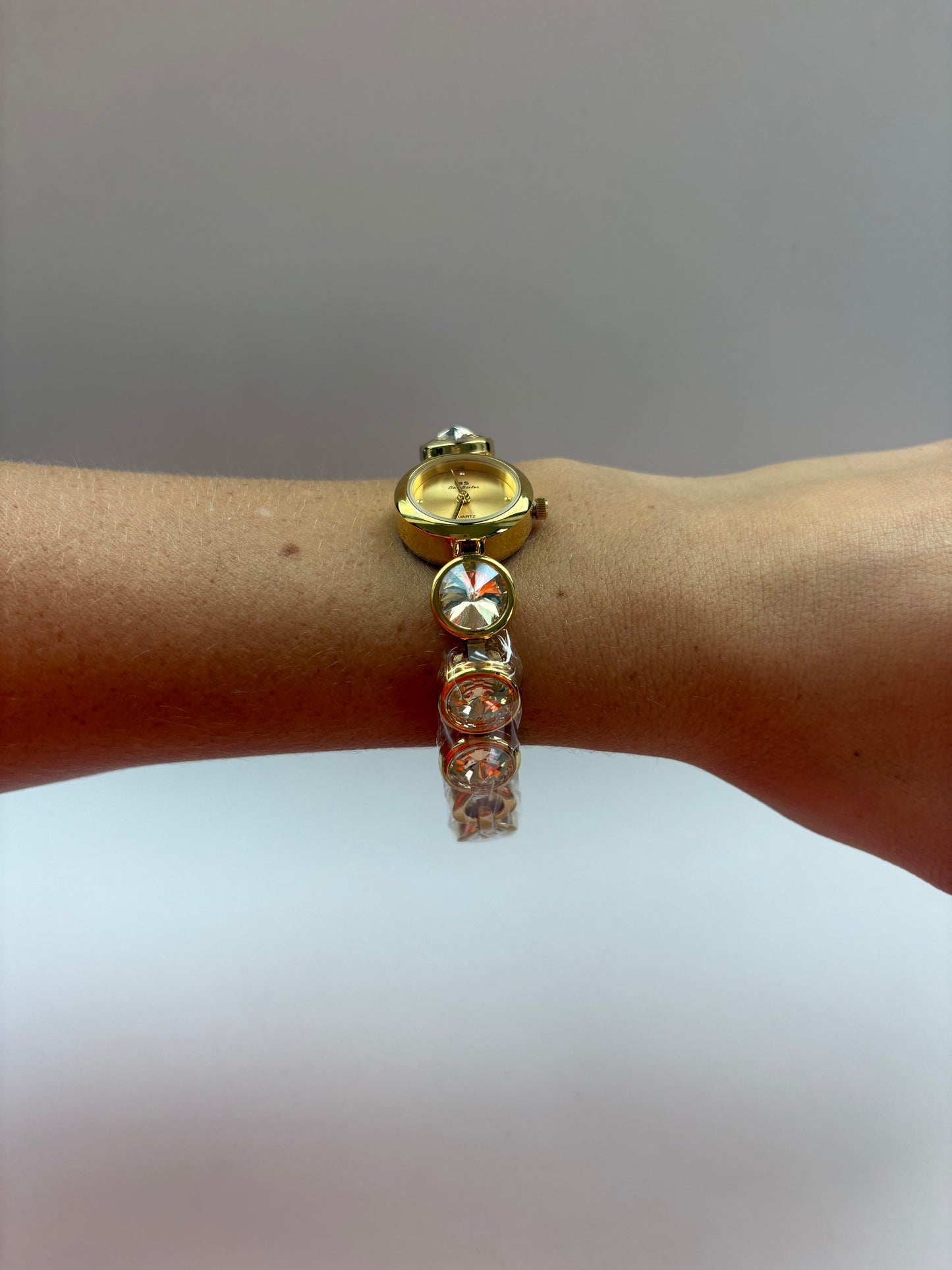 Diamond Gold Face Gold Womens Watch