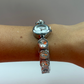 Diamond White Face Silver Womens Watch