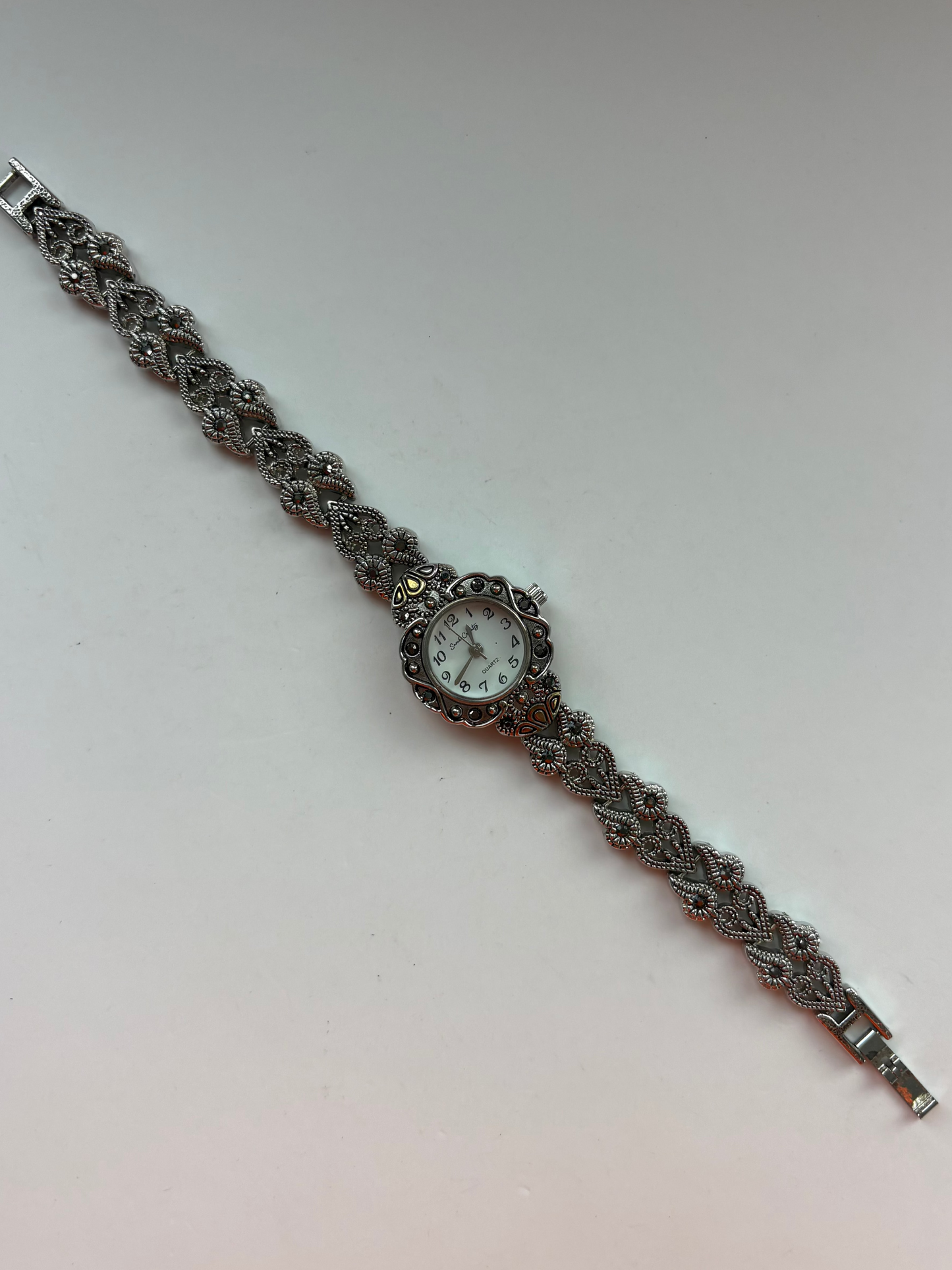 Rare Vintage Silver & Black Royal Womens Watch
