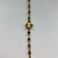 Dainty Vintage Oval Gold Brown Stone Womens Watch Small Face