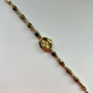 Dainty Vintage Oval Gold Brown Stone Womens Watch Small Face