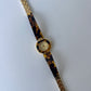 Brown Gold Toned Vintage Inspired Cusp Watch