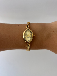 Dainty Bows Gold Toned Womens Watch