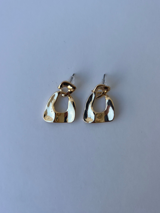 Drop Earrings Geometric Gold