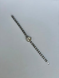 Super Dainty Dot Silver Small Face Womens Watch