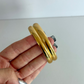 Cuff Bangle Double Bar Gold Bracelet